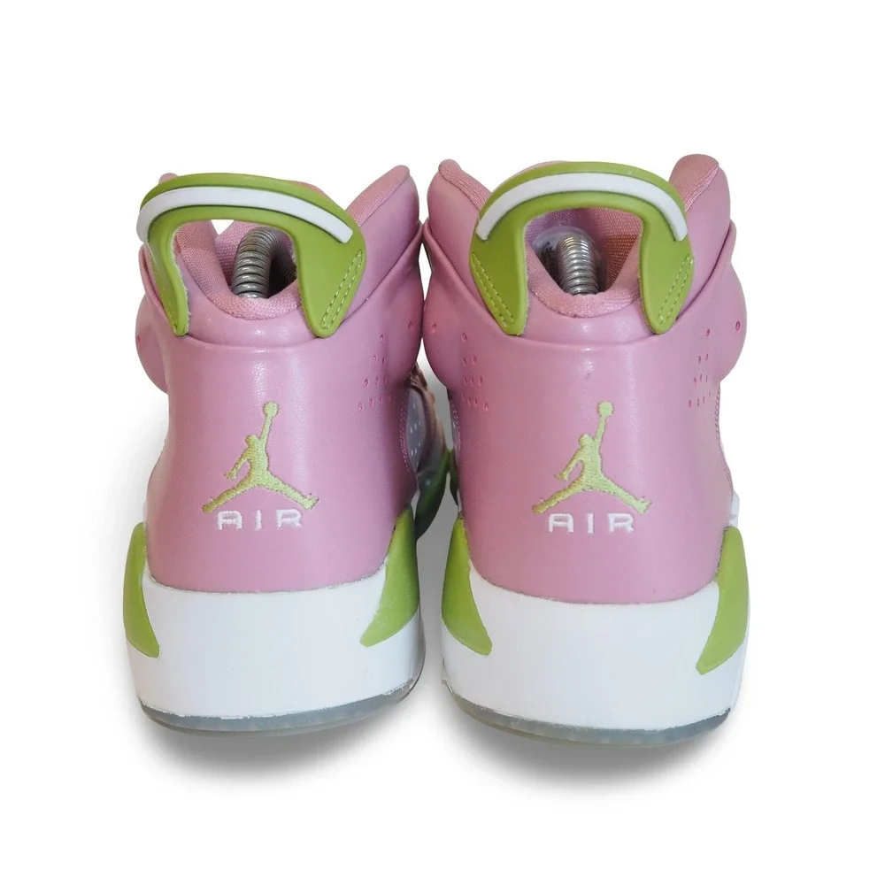 Air Jordan 6-17-23 GS Elemental Pink Vivid Green DM1159-613 Youth 6.5 Women 8